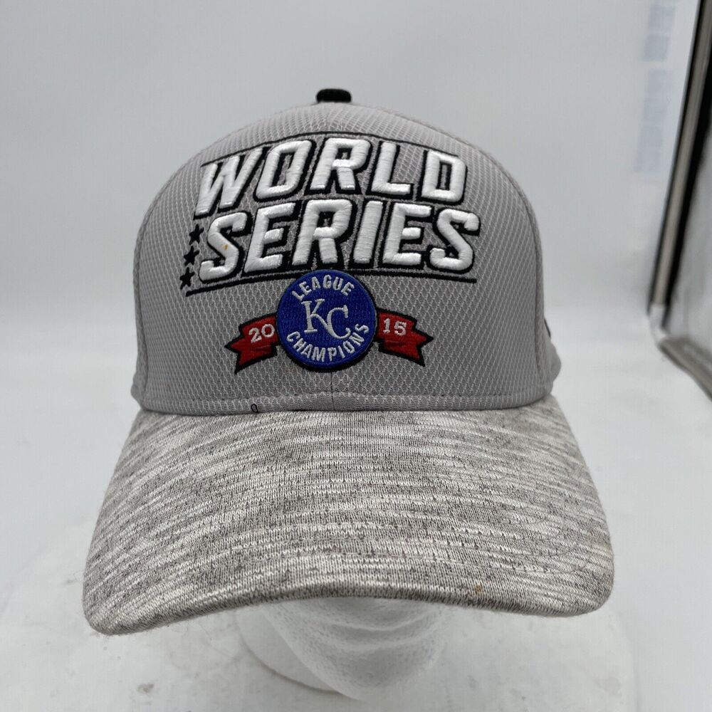 2015 KC Royals World Series  Champs HAT; New; Fits All; New Era; 39/Thirty Gray